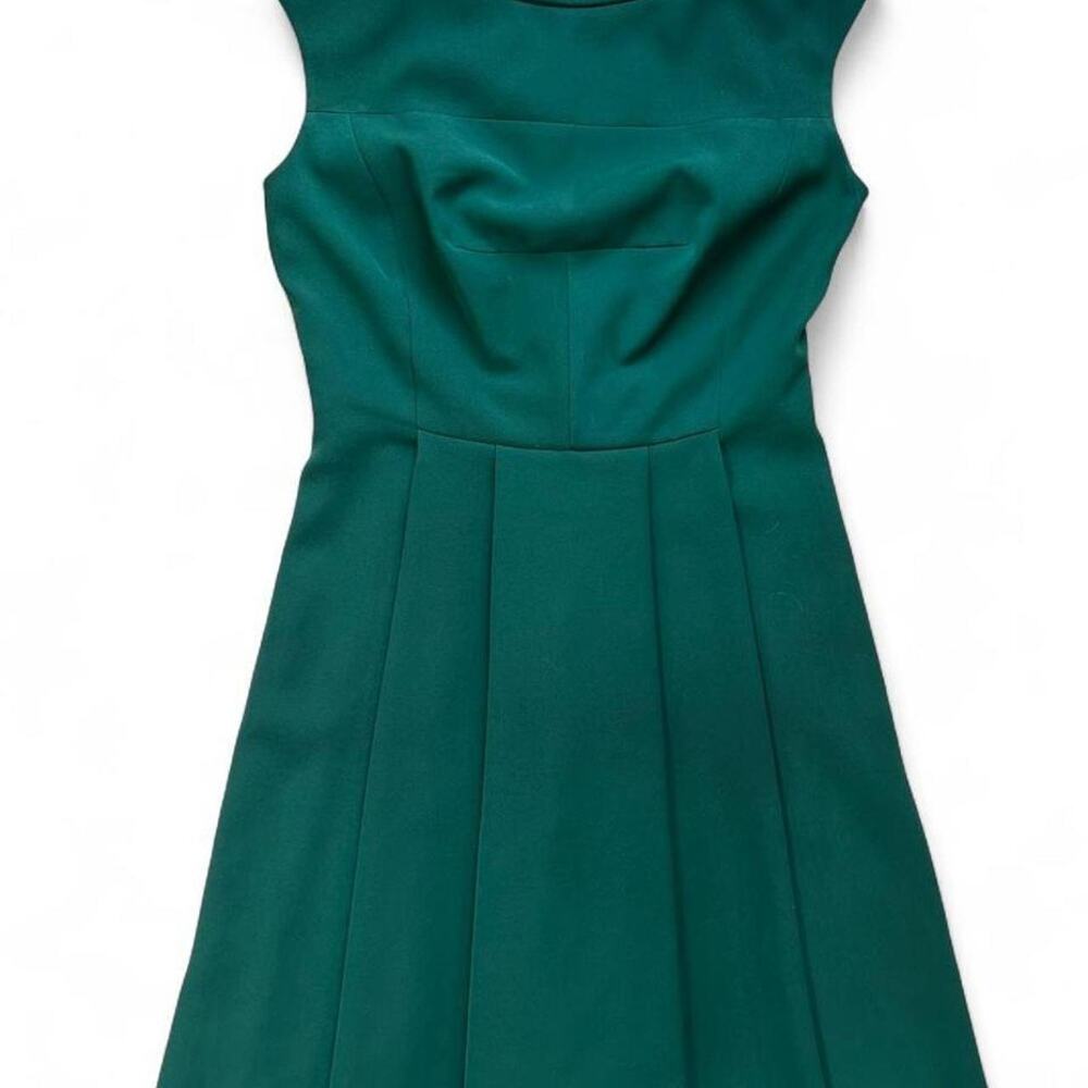 Vince Camuto green pleated dress